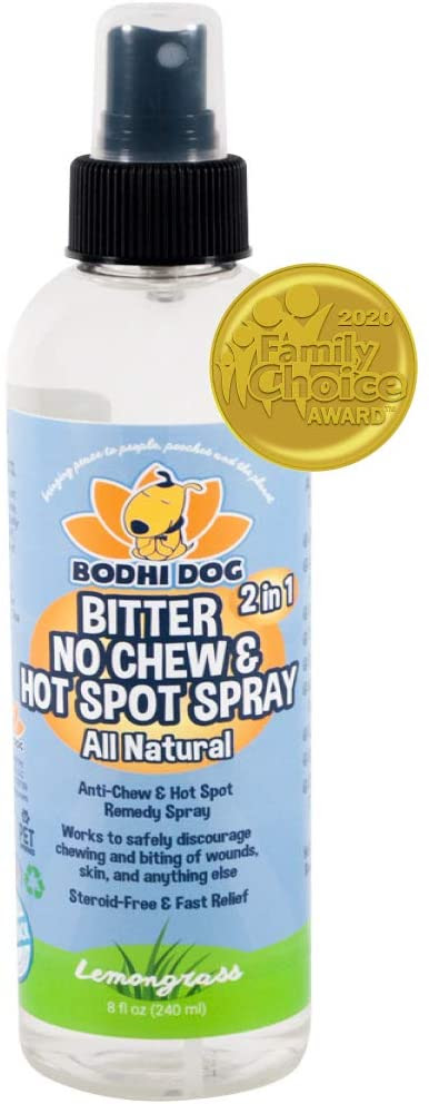 Image of Dog New Bitter 2 in 1 No Chew & Hot Spot Spray | All Natural Anti-Chew Remedy | Safe for Skin, Wounds, Anything Else | Made in USA