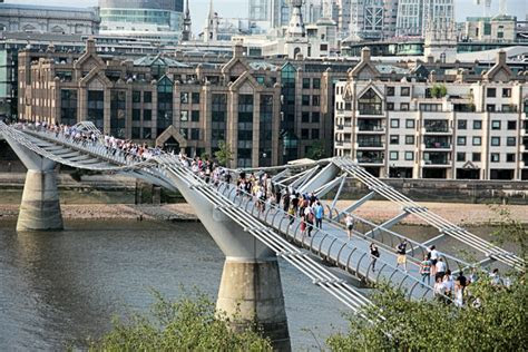 London Millennium Footbridge - The Queen's Walk