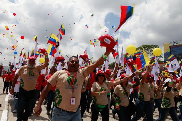 Desfile cívico-militar en homenaje al Comandante Hugo Chávez. Foto Prensa Miraflores.