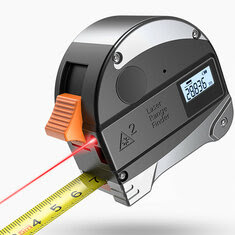 DANIU 30M Laser Rangefinder 5M Anti-fall Steel Tape