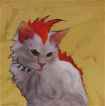 Domestic Punk, character cat no. 1 - Posted on Saturday, March 28, 2015 by Diane Hoeptner