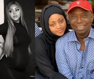 Nigerians react to news of Regina Daniels expecting her first child with husband, Ned Nwoko