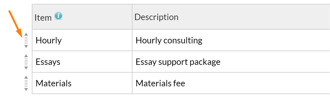 drag drop invoices