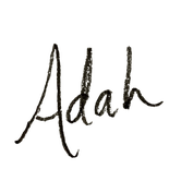 The name ADAH written by hand