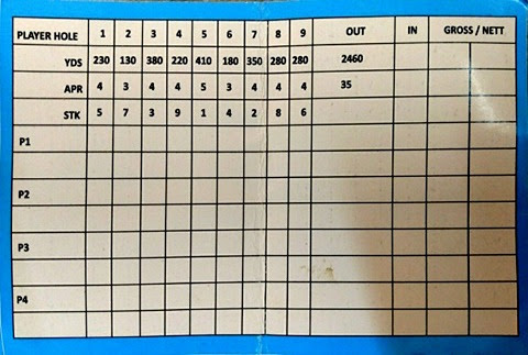 Riverside Golf Course Scorecard