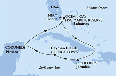 msc caribbean cruise