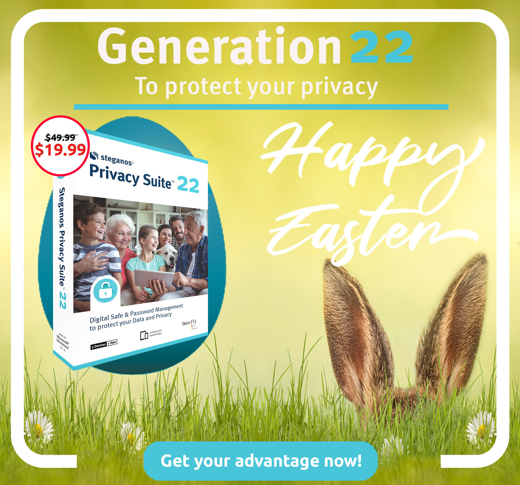 EASTER SALE: 60% Off on Steganos Privacy Suite 22