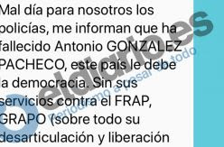 Mensaje entre comisarios retirados sobre 'Billy el Niño': "Le debemos la democracia. Pablo Iglesias estará hoy muy contento"