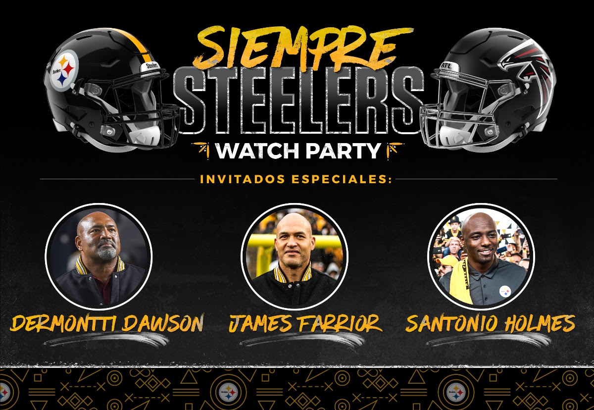 Steelers anuncian a las leyendas presentes en ‘Siempre Steelers’, la primera Watch Party oficial en México