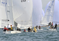 UK J/24 Nationals off Plymouth, England