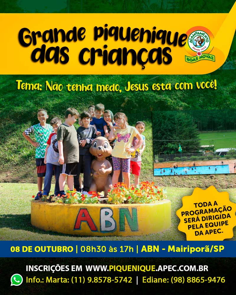 Piquenique das crianças no ABN