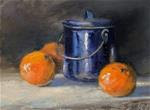 Enamel Pot and Clementines. (£99) - Posted on Friday, January 30, 2015 by Nigel Fletcher