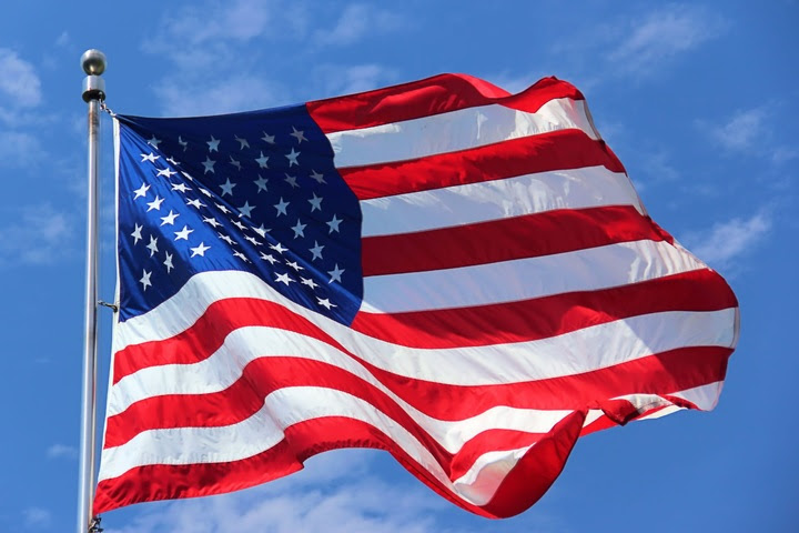 CCO - Public Domain Image - American Flag Waving