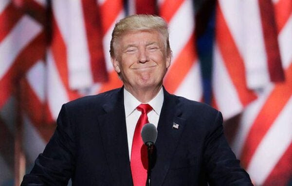 Trump Releases Statement Following Impeachment Acquittal Trump-Grin-Smile-Smiling-600x383