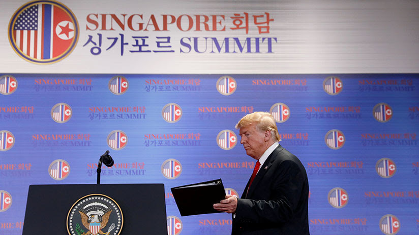 Trump tras su reunión con Kim Jong-un: Las sanciones se mantendrán en vigor