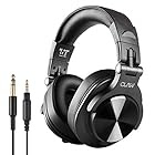 CLAW SM50 Professional Studio Monitoring DJ Headphones with 2 detachable cables (2.8m Coiled Cable & 1.2m Straight Cable with Mic and In-line Controls)