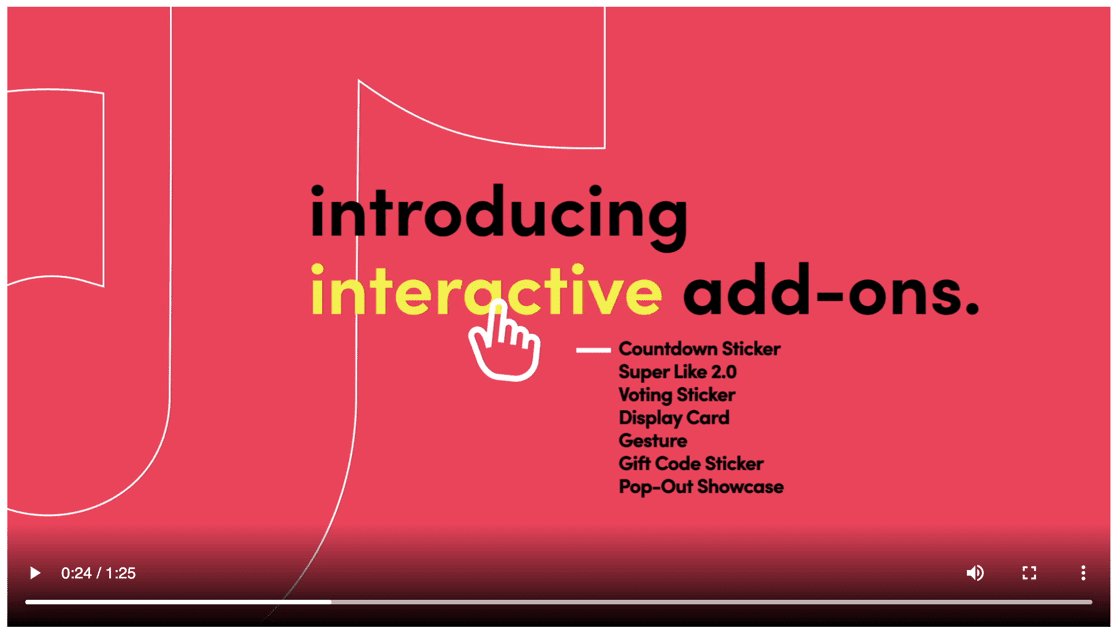 Interactive add-ons
