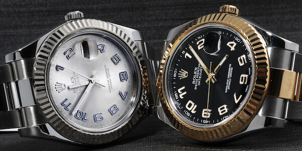 Rolex Datejust II Blue Arabic Numerals and Datejust II Steel Yellow Gold