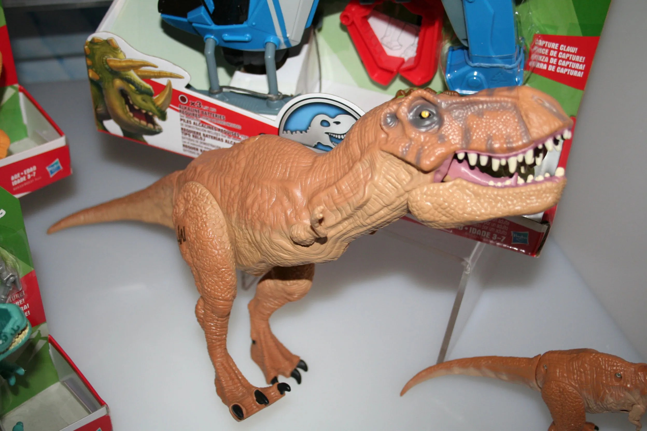 The figures are consisting of bashers &. Jurassic World Merchandise Images from Universal at Toy Fair 2015