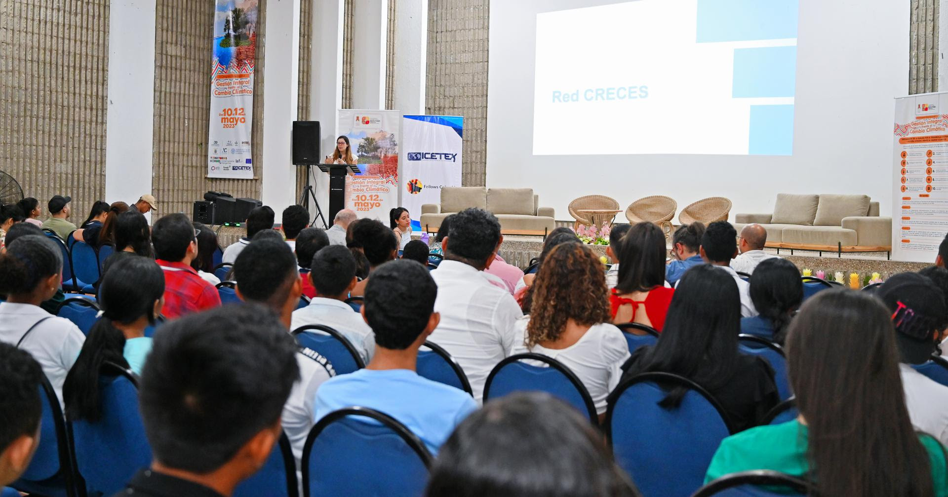 Docentes, estudiantes, investigadores y ponentes en el II Congreso Internacional de Gestión Integral frente al Cambio Climático