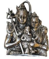 eCraftIndia Lord Shiva and Family Showpiece Figurine (Aluminium)