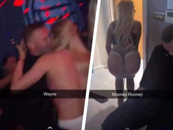 Photos of Wayne Rooney passed out in hotel with semi-naked girls emerges (photos)