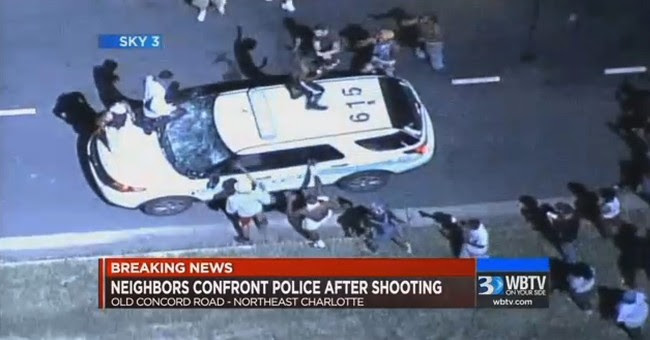 Charlotte Riots Implode After Police Kill a Man - Dozen of Officers Injured (Video)
