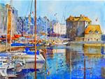 Summer in Honfleur. - Posted on Monday, March 16, 2015 by Nigel Fletcher