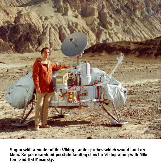 Fig 10 Sagan with Viking Lander Model