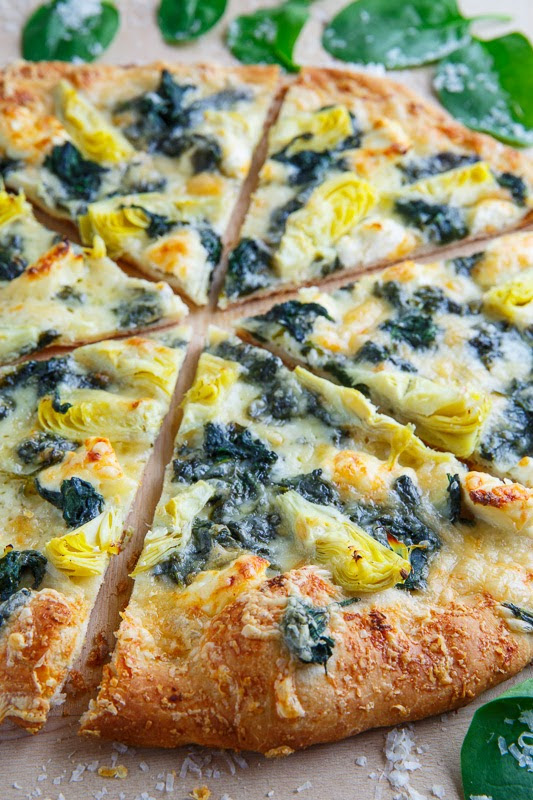 Spinach and Artichoke Dip Pizza