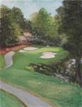 Pastel Painting Original Art Golf Course 11x14 - Posted on Thursday, November 20, 2014 by Donna Donnon