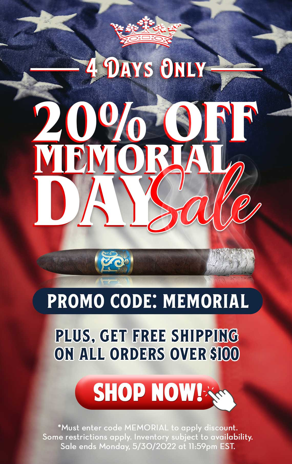 Memorial Day Sale - 20% OFF!