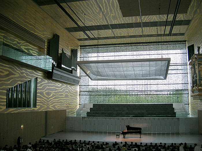 Концертный зал 'Дом музыки' в Порту: интерьер зала