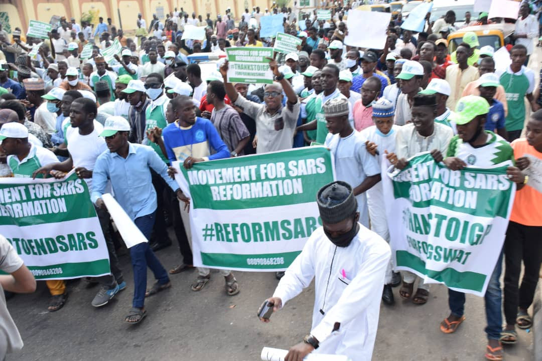 Pro-SARS/SWAT protest holds in Kano (photos)