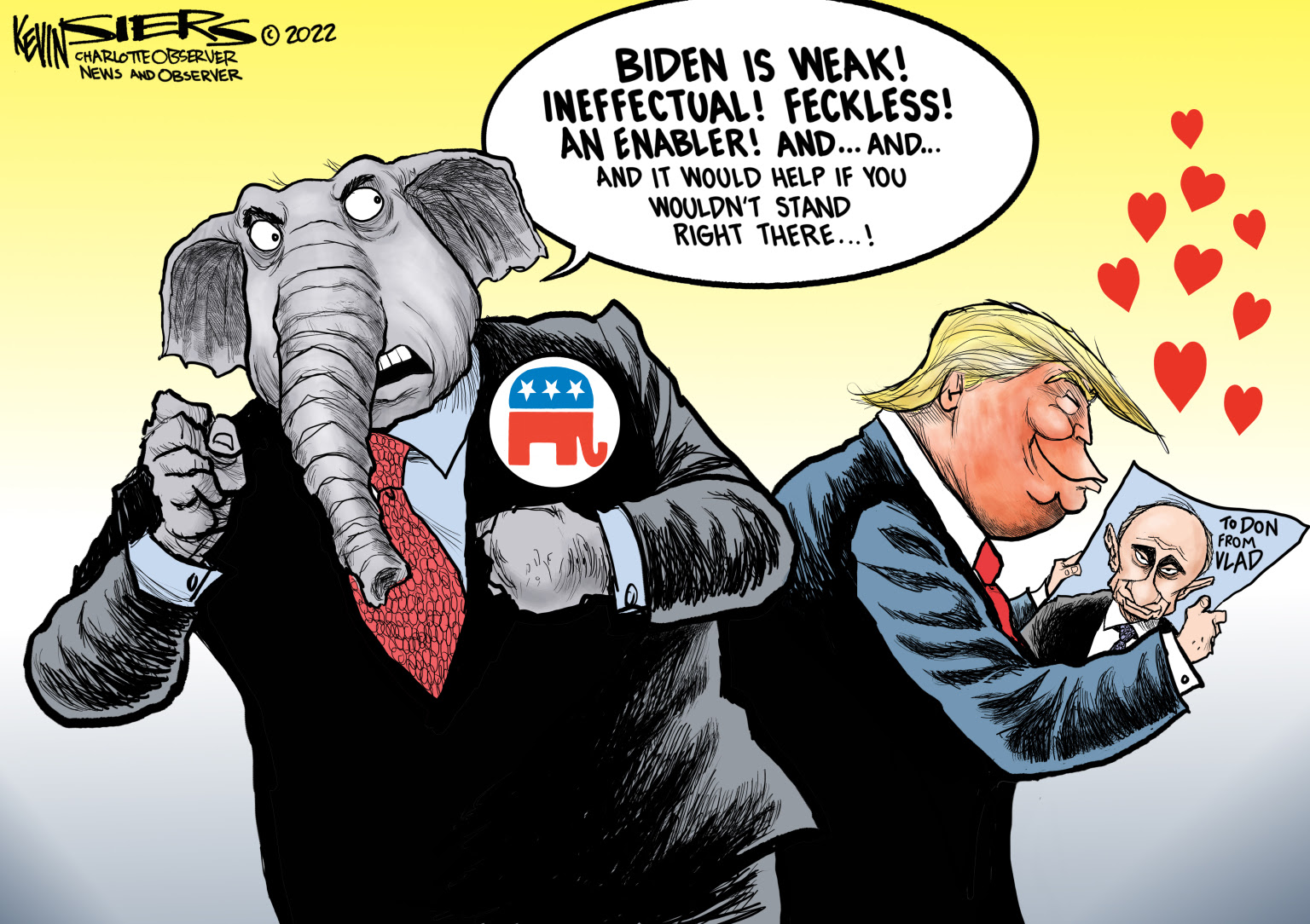 Republicans cheerlead for Putin's brutal invasion of Ukraine and attacks on democracy