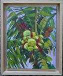 Palm with Bunch of Coconuts - Posted on Sunday, March 22, 2015 by Mary Pyche