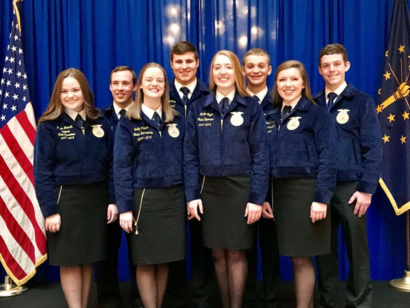 Indiana FFA state officers