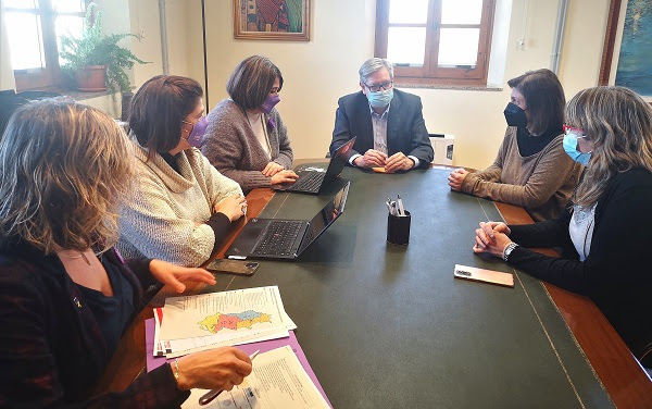 Reunió de treball a la Seu del Consell Comarcal del Baix Ebre 