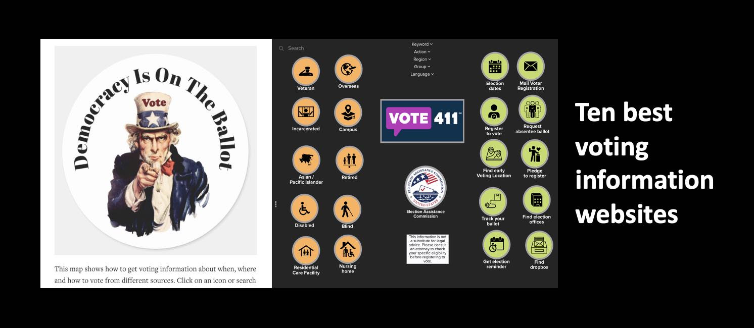 Find voting information in a different of ways to search