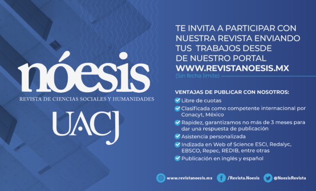 Convocatoria Revista Nóesis