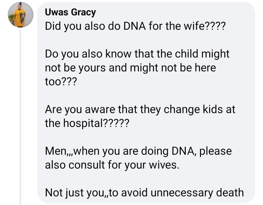Reactions as man slumps and die after DNA test allegedly showed he