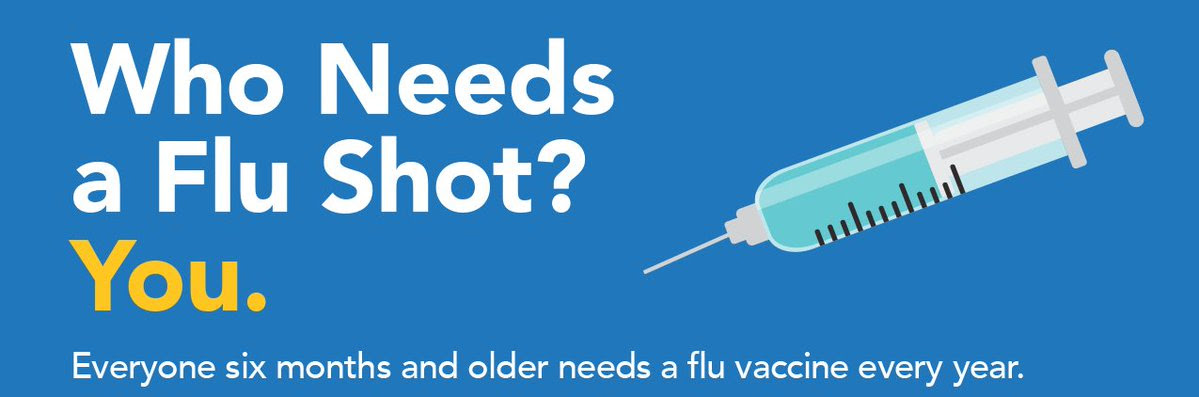 A pointy flu shot syringe – Who needs a flu shot? You