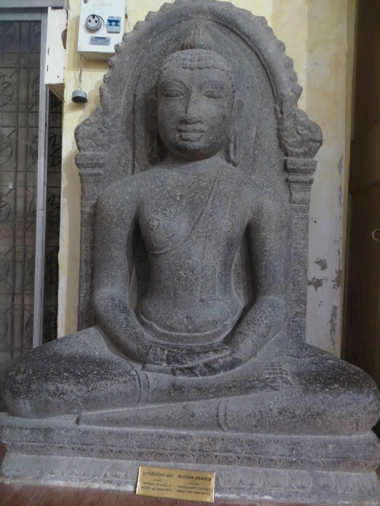 Buddha from Koovam near Kanchi. Now at Chennai Museum.