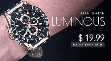 MEGIR 2081 Chronograph Luminous Quartz Watch