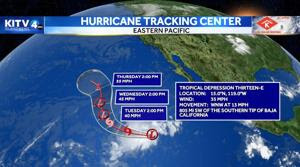 New tropical depression forms in east pacific