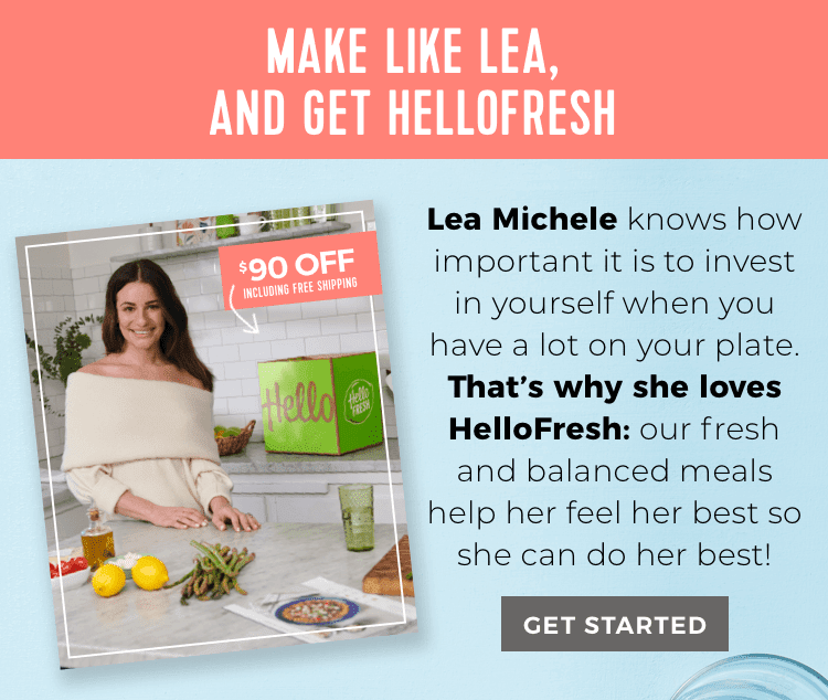 Make like Lea and get HelloFresh
