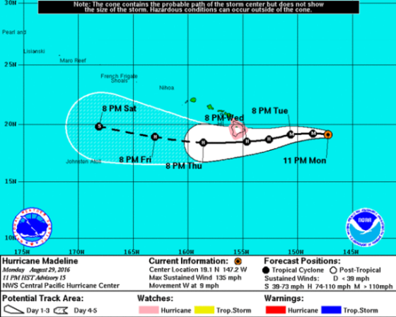 An ‘unprecedented’ pair of hurricanes are churning toward Hawaii Hawaii-hurricane