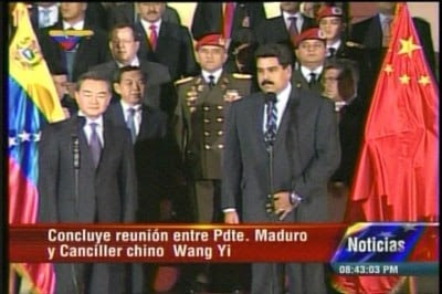 Presidente Maduro y Wang Yi