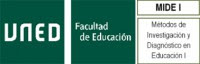 Departamento MIDE I-Facultad de Educación.
UNED