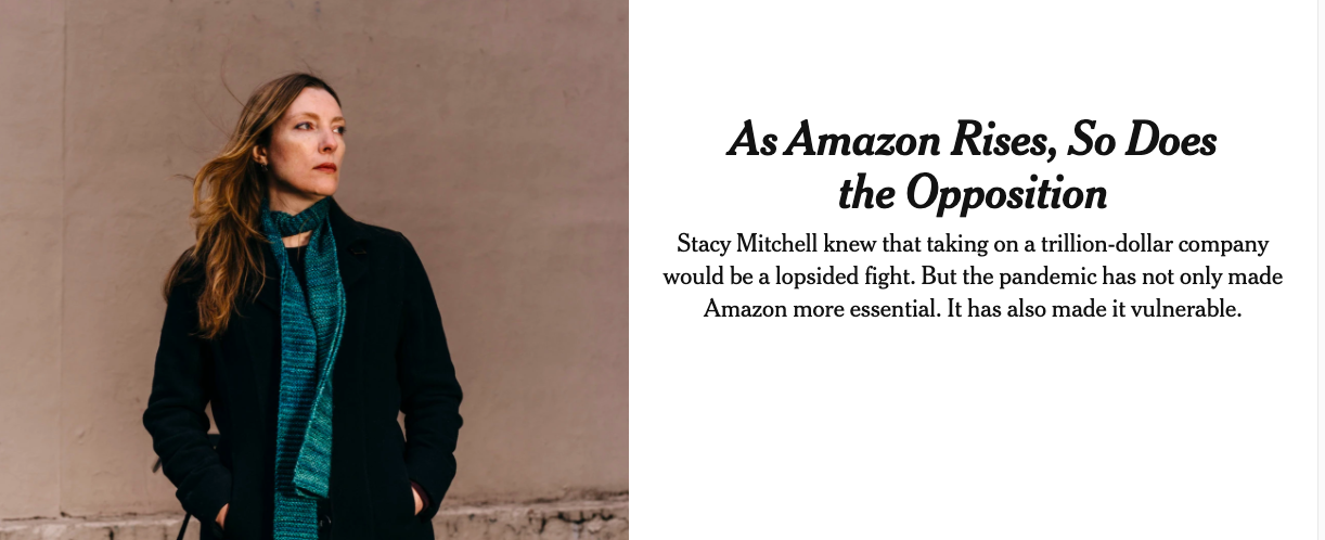 Stacy Mitchell - NYT article